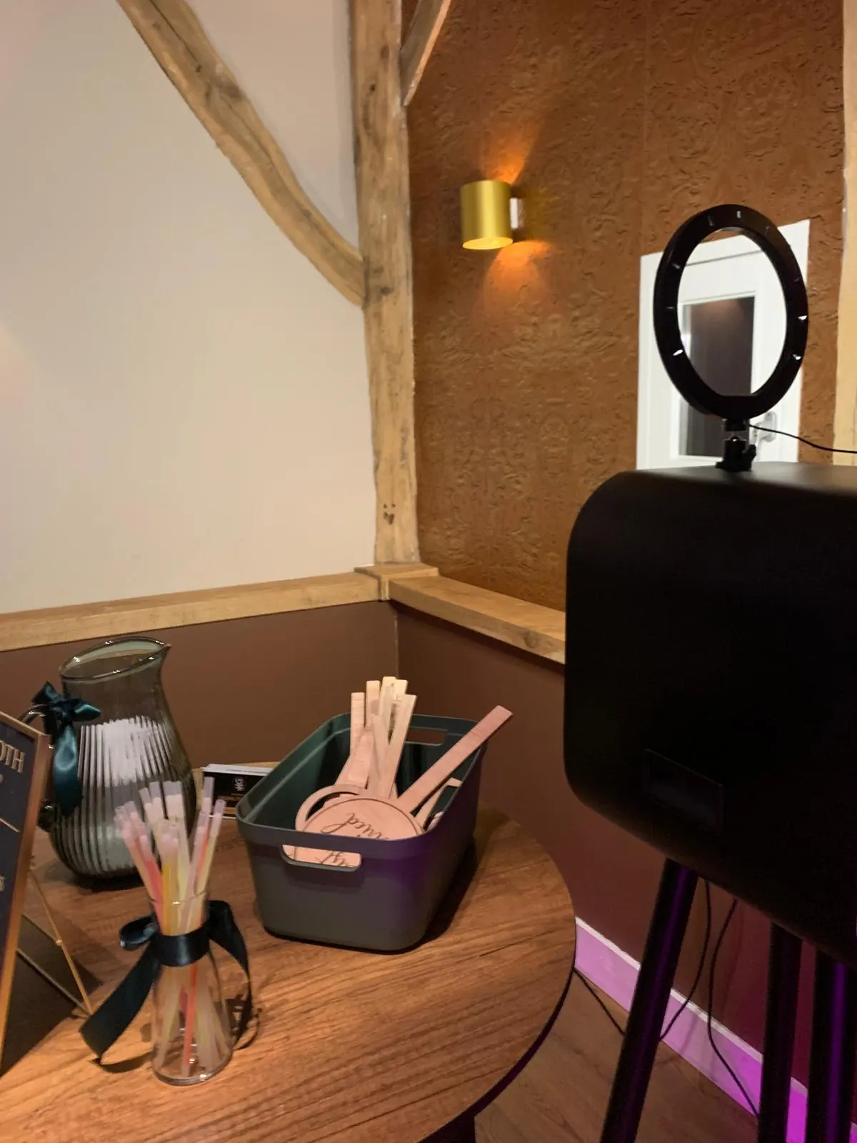 Photobooth van Grunn Fotofunn op een evenementlocatie